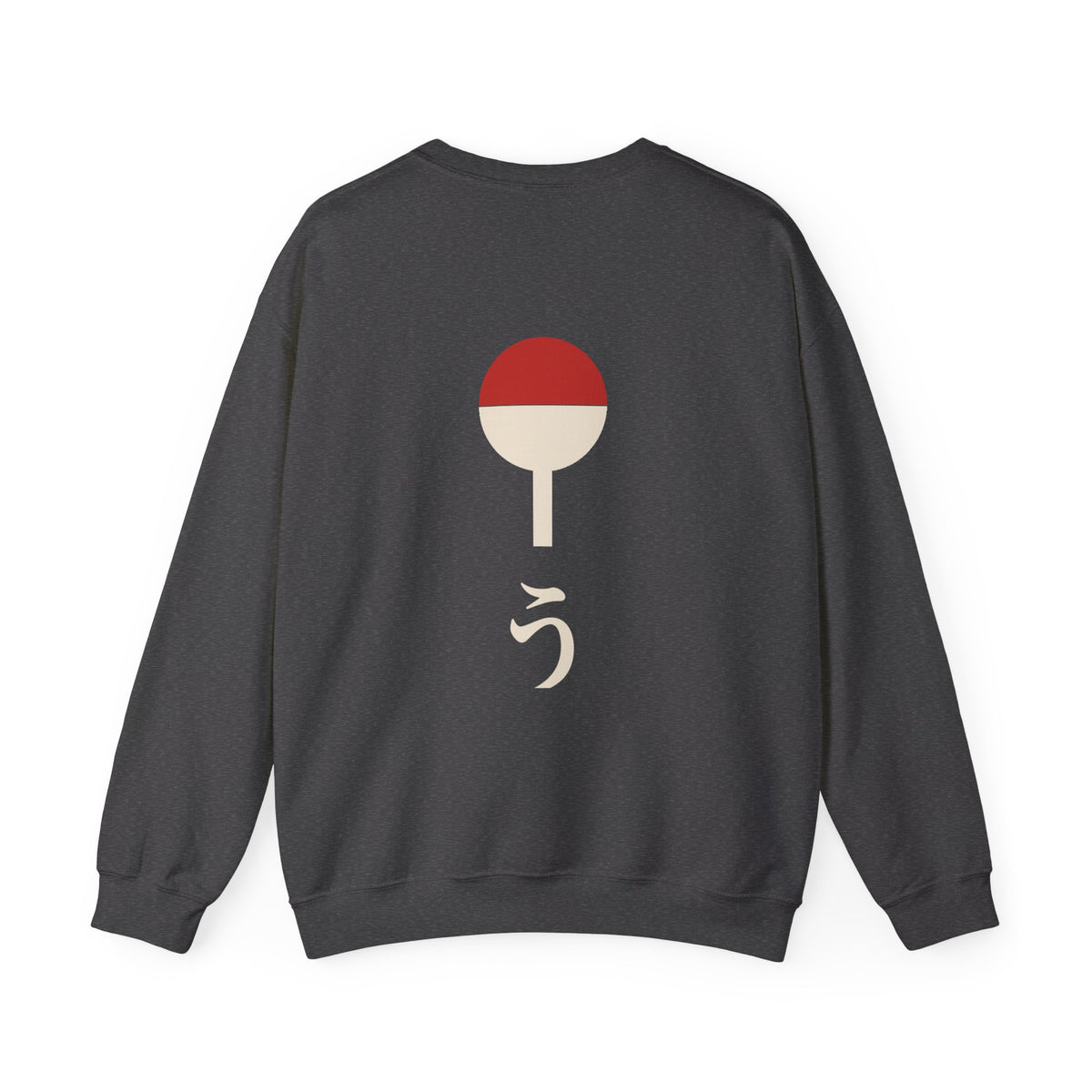 Clan Fan Crest Kanji Crewneck Sweatshirt | Inspired by the Uchiha clan of Naruto