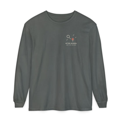 After School Rain Minimalist Long Sleeve Tee | Inspired by Reze from Chainsaw Man