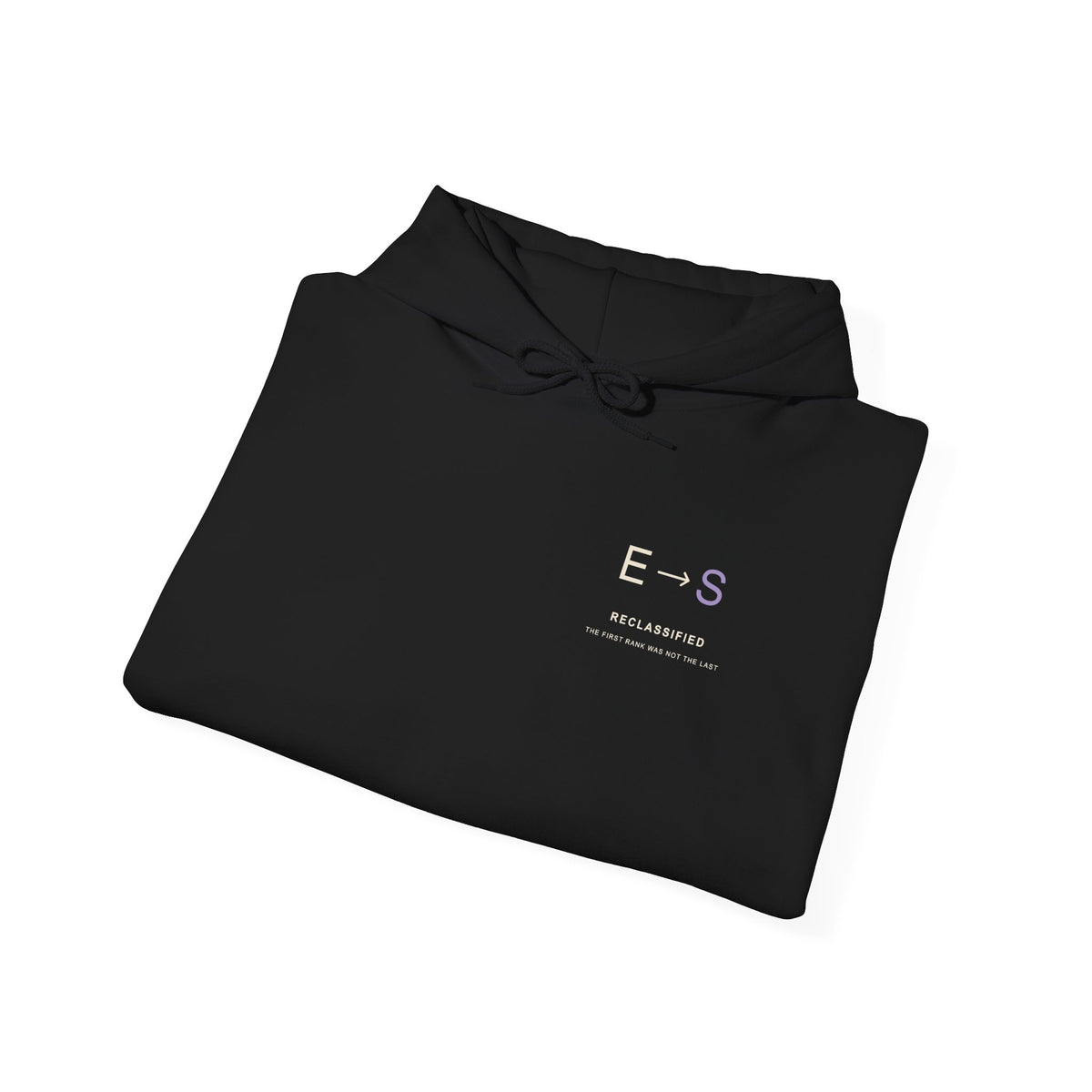 Reclassified Minimalist Anime Hoodie | Shadow Rank Gym Japanese Streetwear