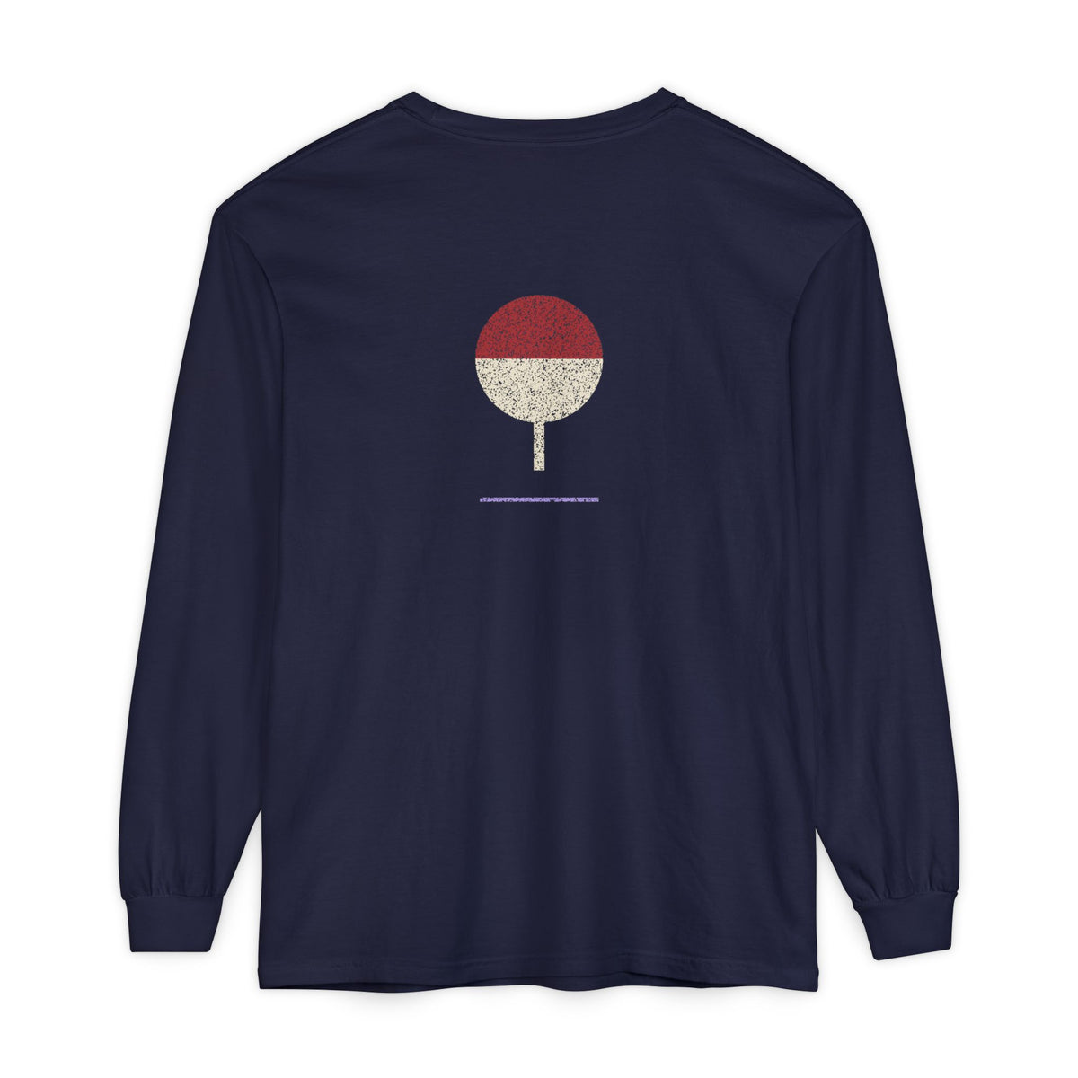 Storm Flame Kanji Anime Long Sleeve Tee | Clan Crest Japanese Streetwear
