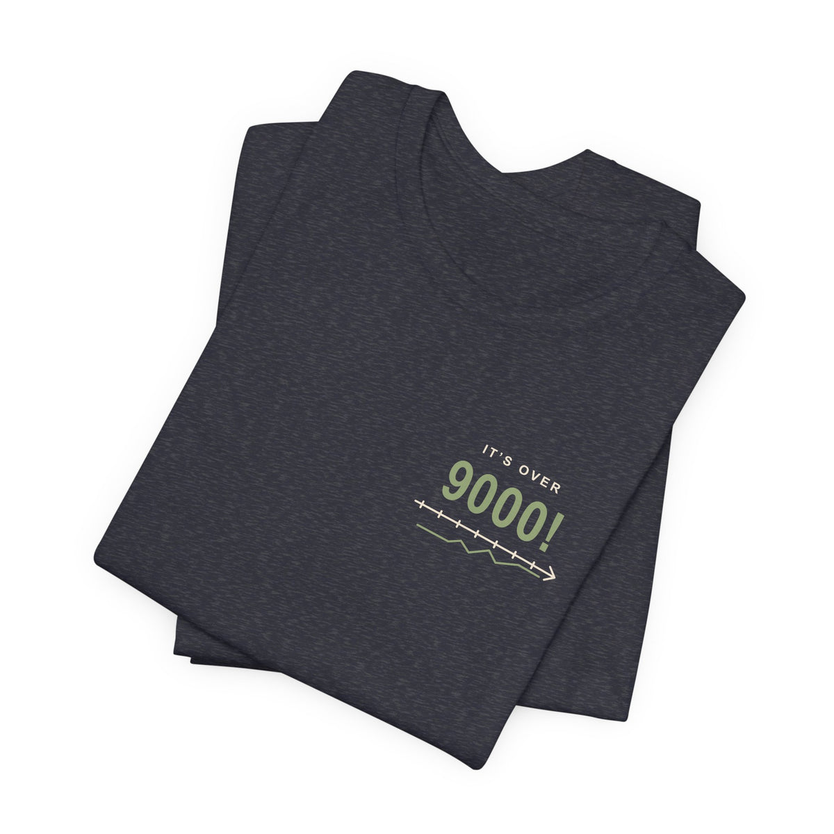 Over Nine Thousand Anime Quote Soft Tee | Power Level Japanese Streetwear