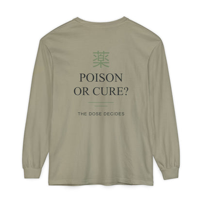 The Dose Makes Kanji Long Sleeve Tee | Inspired by Maomao from The Apothecary Diaries