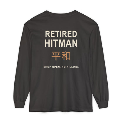Off Duty Kanji Long Sleeve Tee | Inspired by Taro Sakamoto from Sakamoto Days