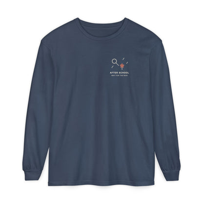 After School Rain Minimalist Long Sleeve Tee | Inspired by Reze from Chainsaw Man