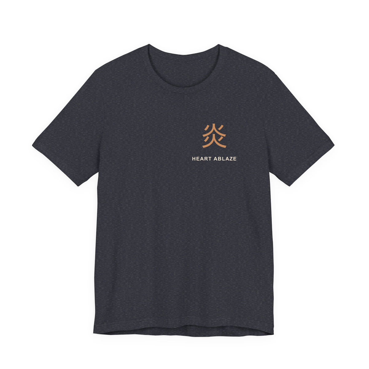 Burning Resolve Kanji Anime Soft Tee | Demon Hunter Japanese Streetwear