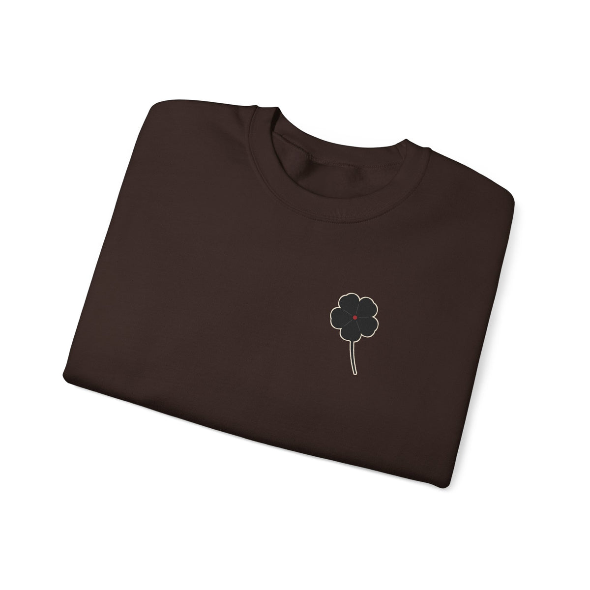 Black Clover Leaf Minimalist Crewneck Sweatshirt | Inspired by Asta from Black Clover
