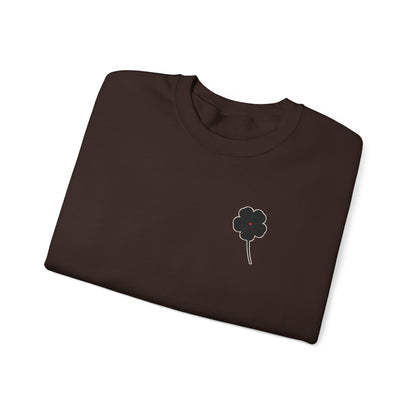 Black Clover Leaf Minimalist Crewneck Sweatshirt | Inspired by Asta from Black Clover