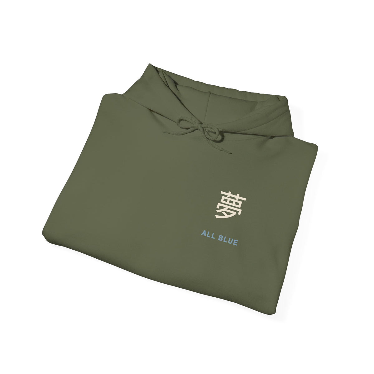 Blue Horizon Kanji Anime Hoodie | Pirate Japanese Streetwear