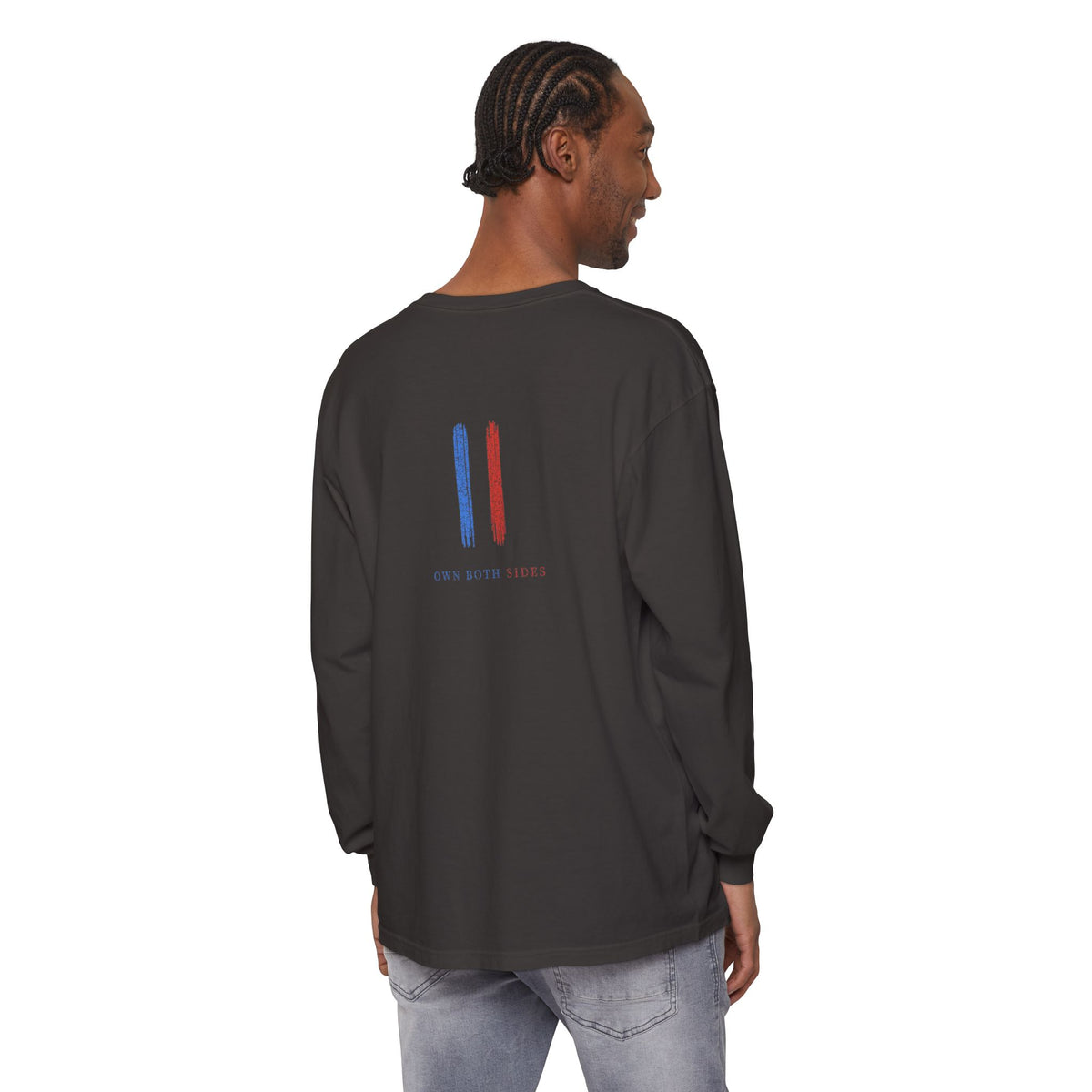 Dual Temperature Kanji Anime Long Sleeve Tee | Ice and Fire Japanese Streetwear