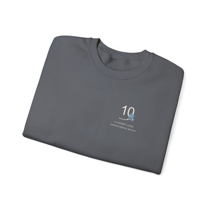 Ten Years, Still Learning Minimalist Crewneck Sweatshirt | Inspired by Frieren from Frieren