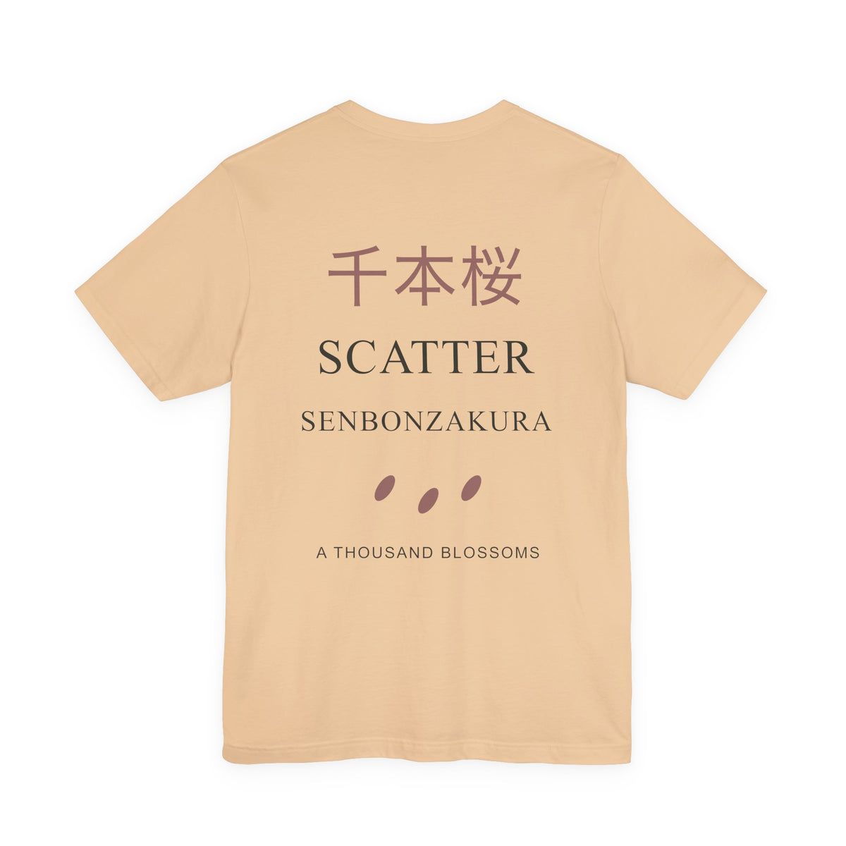 Scatter Kanji Anime Soft Tee | Soul Sword Japanese Streetwear