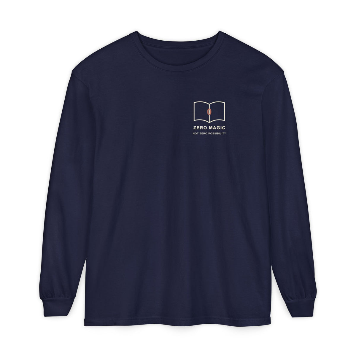 Zero Magic Minimalist Long Sleeve Tee | Inspired by Asta from Black Clover