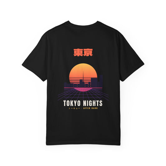Tokyo Nights Anime Tee | Retro 90s Sunset Japanese Streetwear Shirt