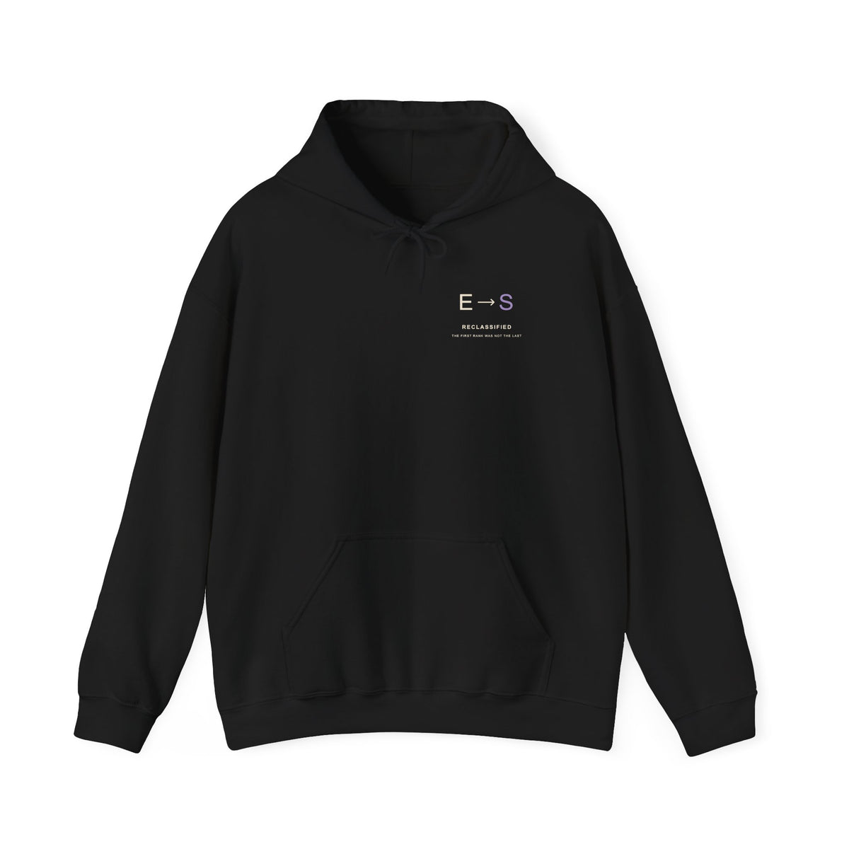 Reclassified Minimalist Anime Hoodie | Shadow Rank Gym Japanese Streetwear