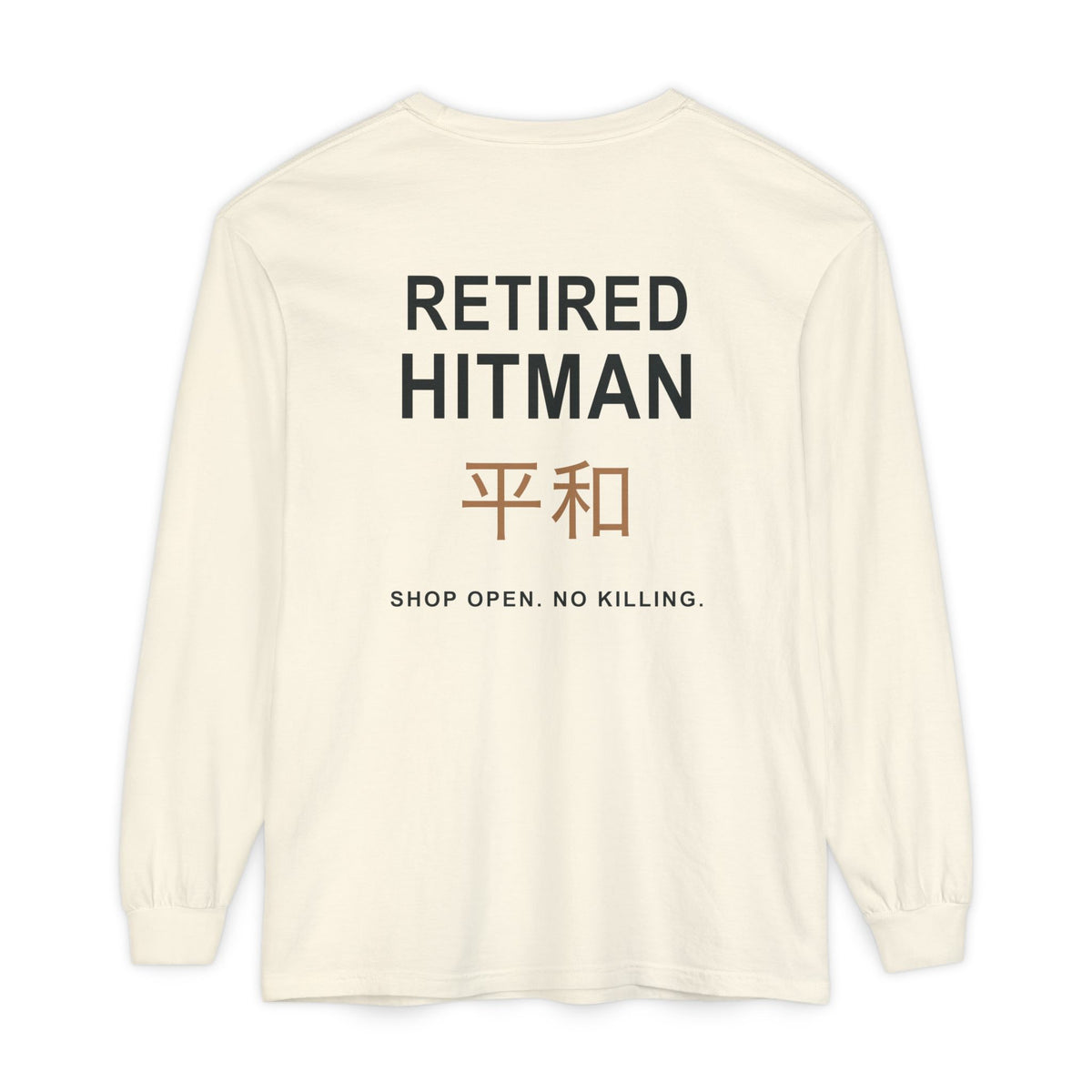 Off Duty Kanji Long Sleeve Tee | Inspired by Taro Sakamoto from Sakamoto Days