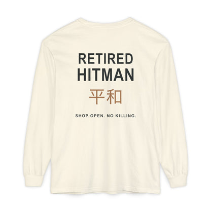 Off Duty Kanji Long Sleeve Tee | Inspired by Taro Sakamoto from Sakamoto Days