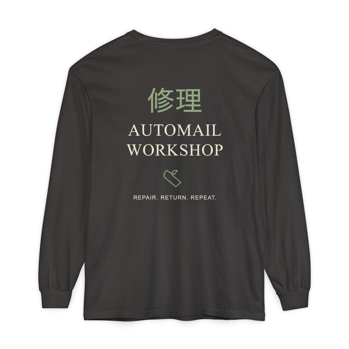 Rebuild Home Kanji Long Sleeve Tee | Inspired by Winry Rockbell from Fullmetal Alchemist