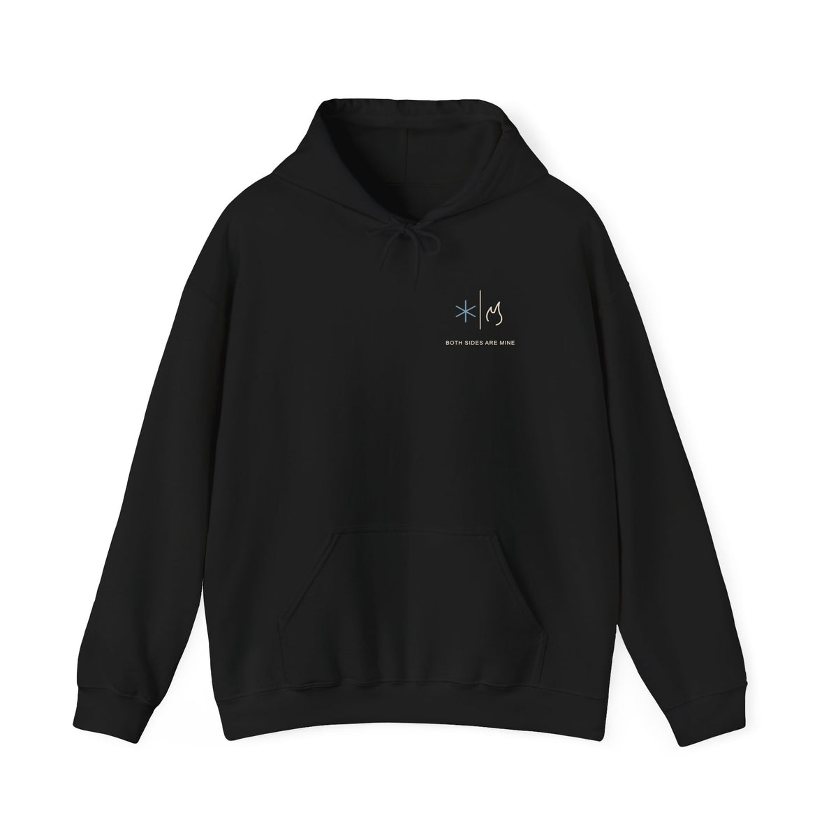 Both Sides Mine Minimalist Hoodie | Inspired by Shoto Todoroki from My Hero Academia