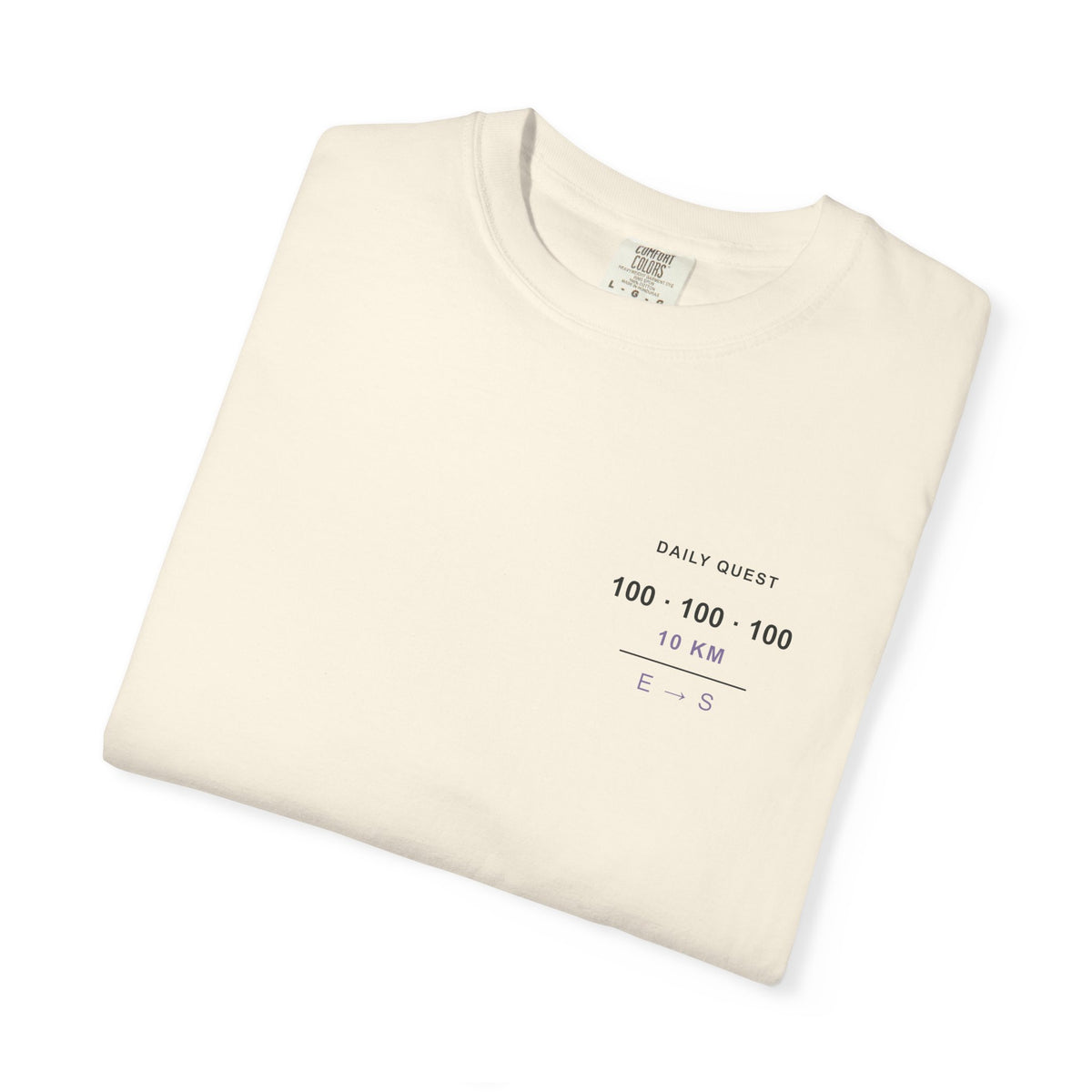 Daily Requirement Minimalist Anime Tee | Shadow Rank Gym Japanese Streetwear