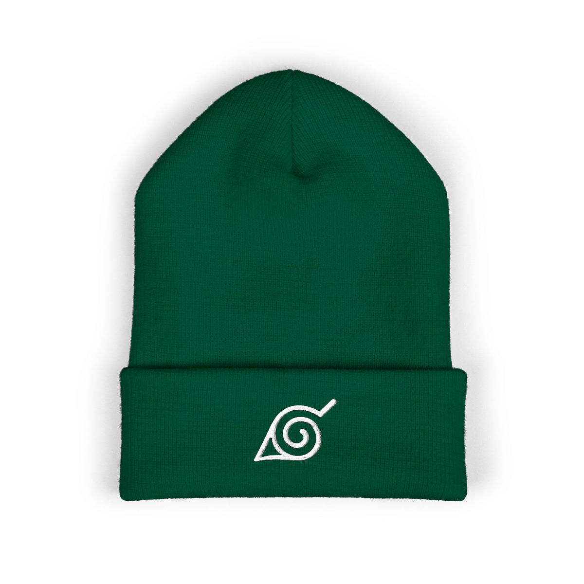 Konoha Quiet Crest Embroidered Beanie | Inspired by the Hidden Leaf Village from Naruto