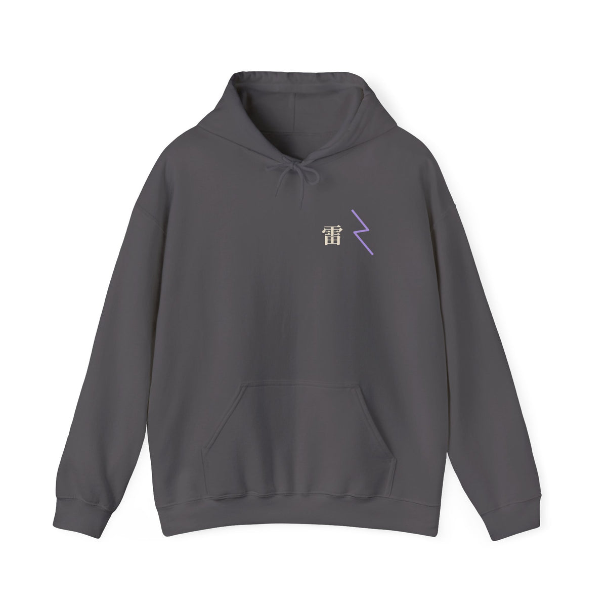Storm Flame Kanji Anime Hoodie | Clan Crest Japanese Streetwear