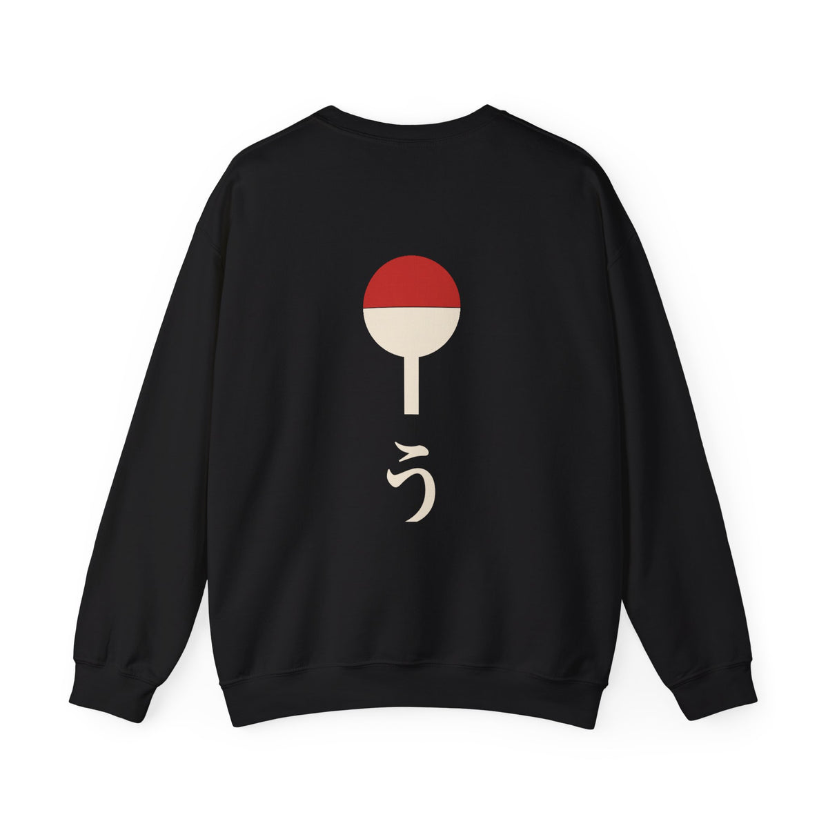 Clan Fan Crest Kanji Crewneck Sweatshirt | Inspired by the Uchiha clan of Naruto