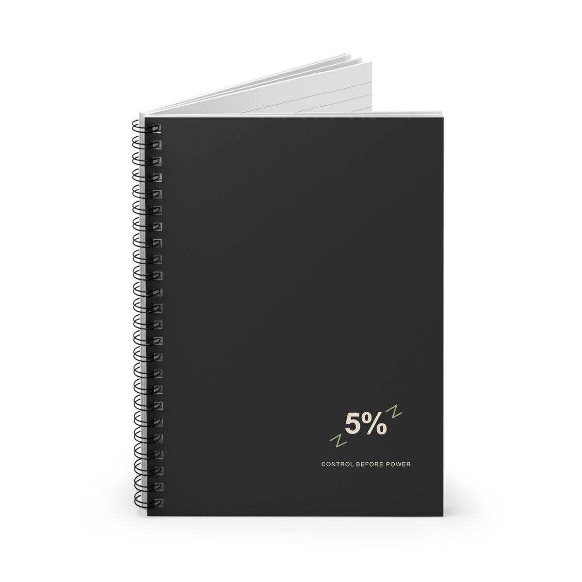 Five Percent Spiral Notebook