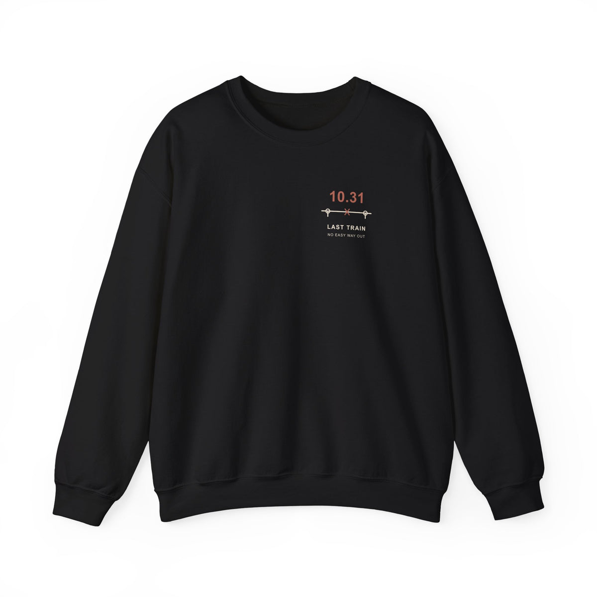Last Train October Minimalist Crewneck Sweatshirt | Inspired by the Shibuya Incident arc of Jujutsu Kaisen