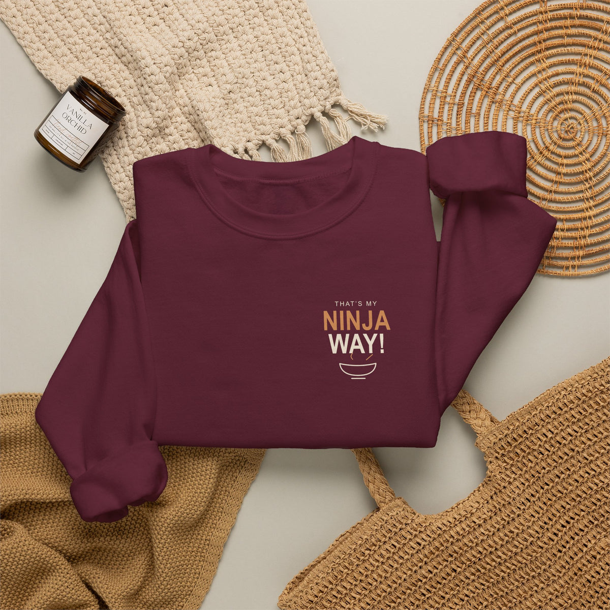 My Ninja Way Quote Crewneck Sweatshirt | Inspired by Naruto Uzumaki from Naruto