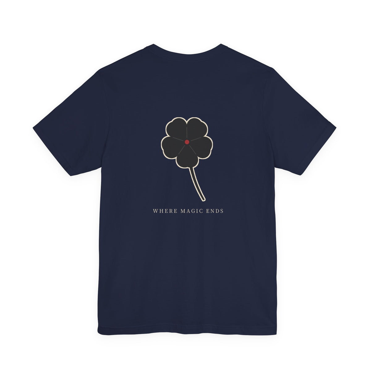Black Clover Leaf Minimalist Soft Tee | Inspired by Asta from Black Clover