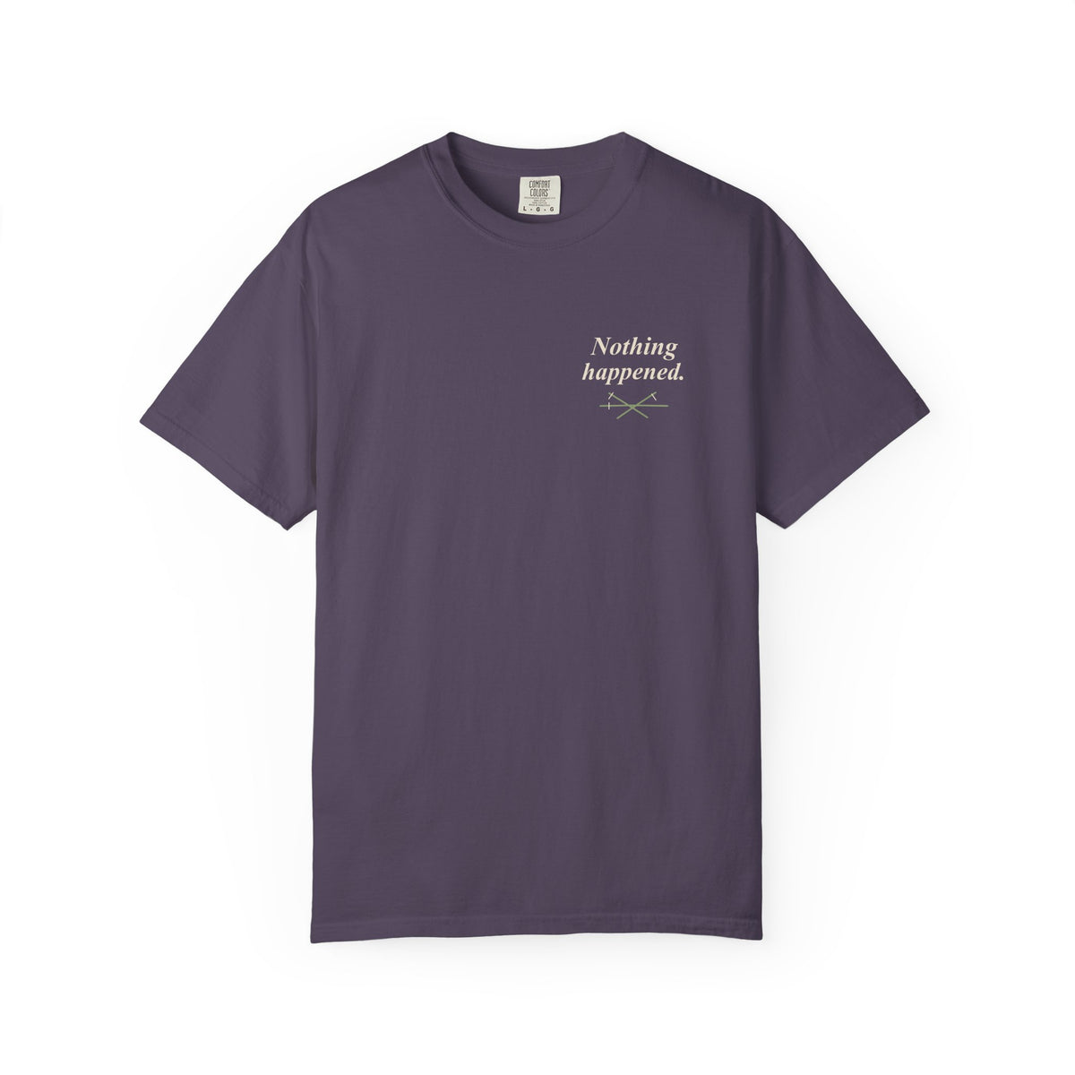 Nothing Happened Anime Quote Tee | Pirate Japanese Streetwear