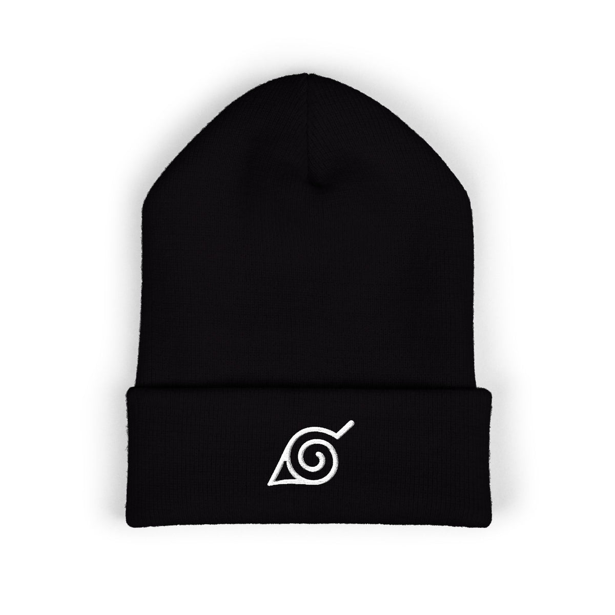 Konoha Quiet Crest Embroidered Beanie | Inspired by the Hidden Leaf Village from Naruto