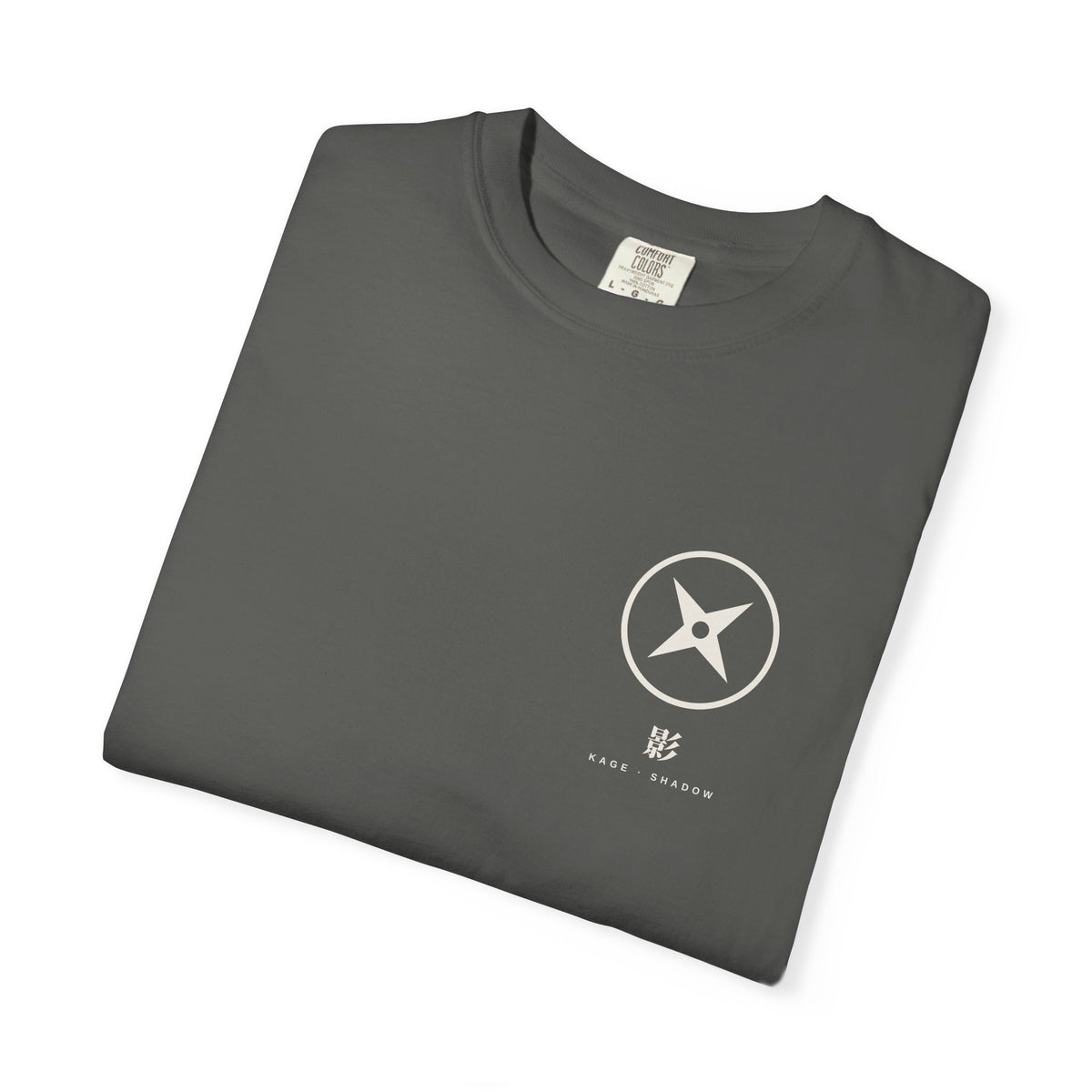 Kage Shadow Star Anime Tee | Minimalist Shinobi Streetwear Shirt