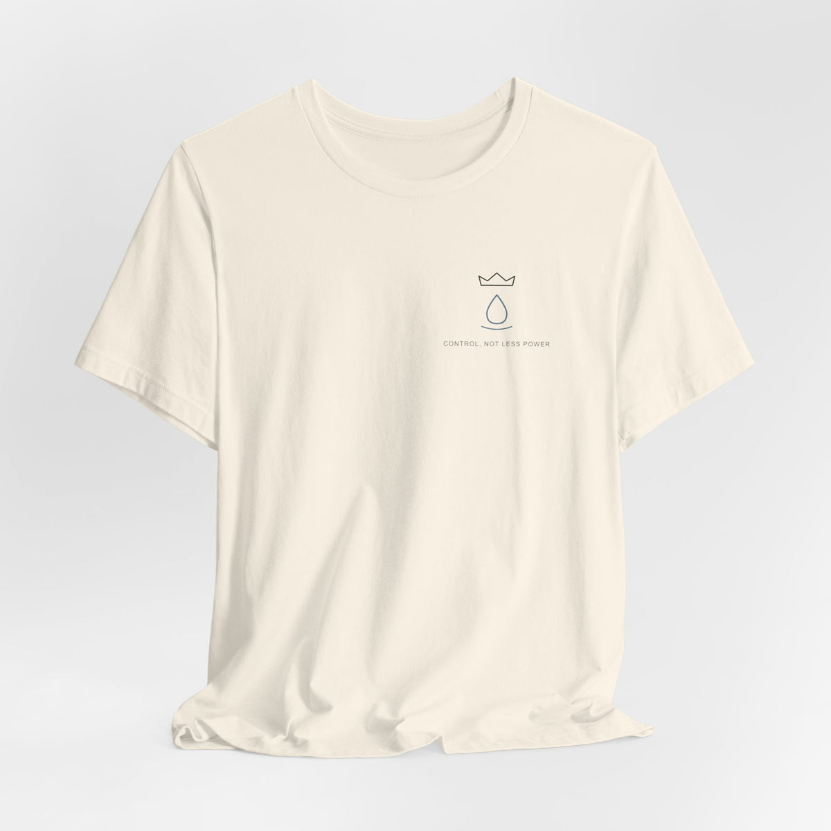 Royal Control Minimalist Anime Soft Tee | Grimoire Magic Japanese Streetwear