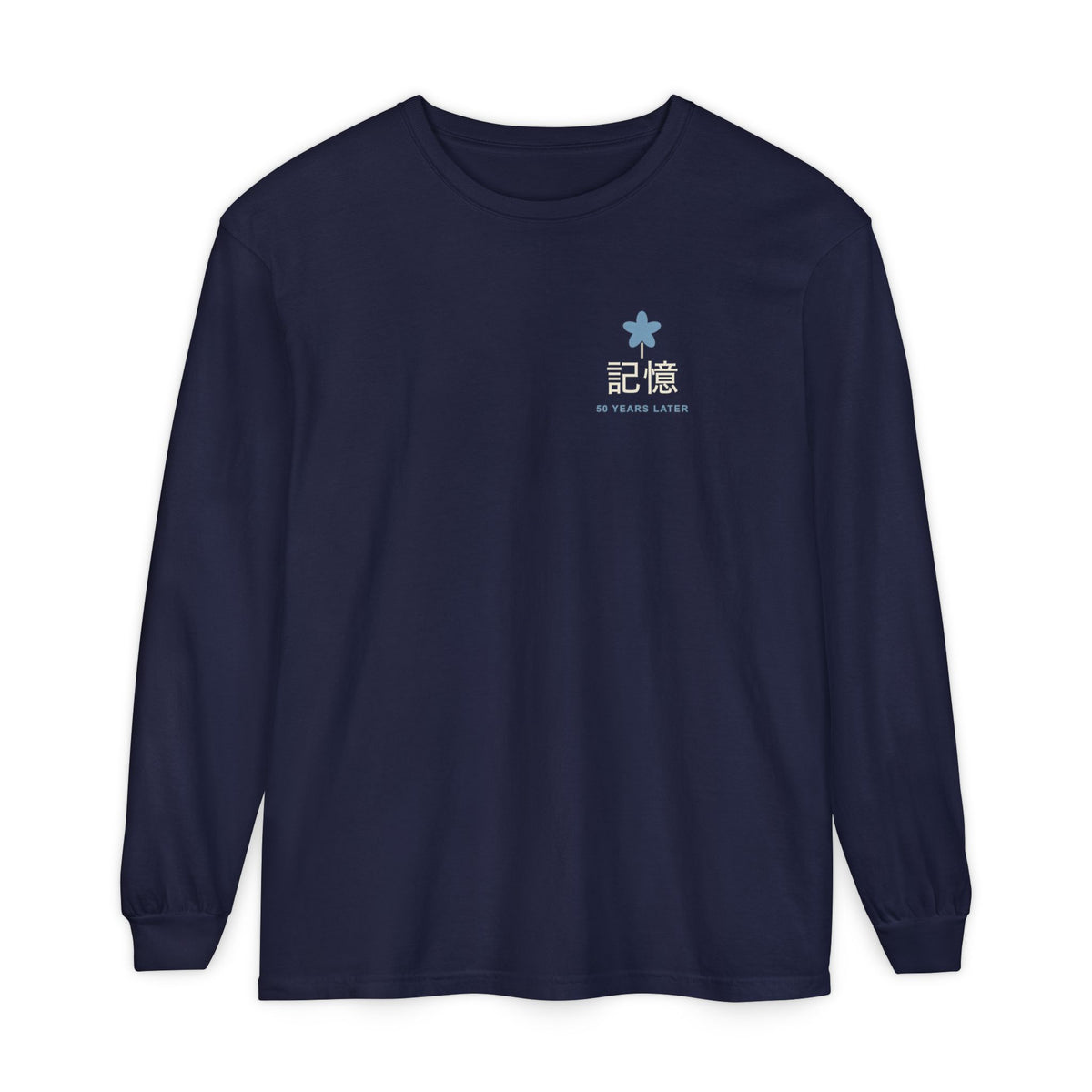 Memory of the Sky Kanji Long Sleeve Tee | Inspired by Frieren and Himmel from Frieren