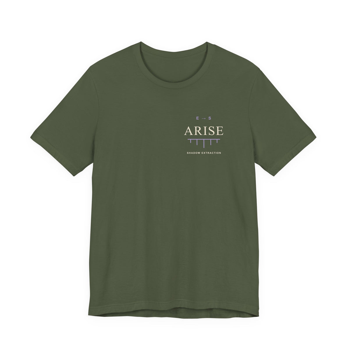 Arise Rank Anime Quote Soft Tee | Shadow Rank Gym Japanese Streetwear