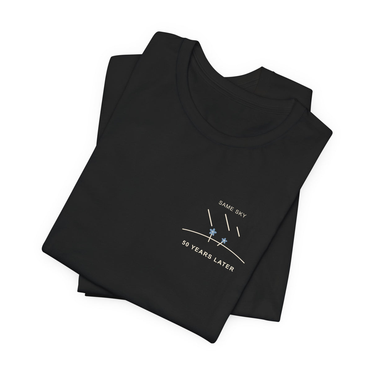Same Sky Minimalist Anime Soft Tee | Mage Journey Japanese Streetwear
