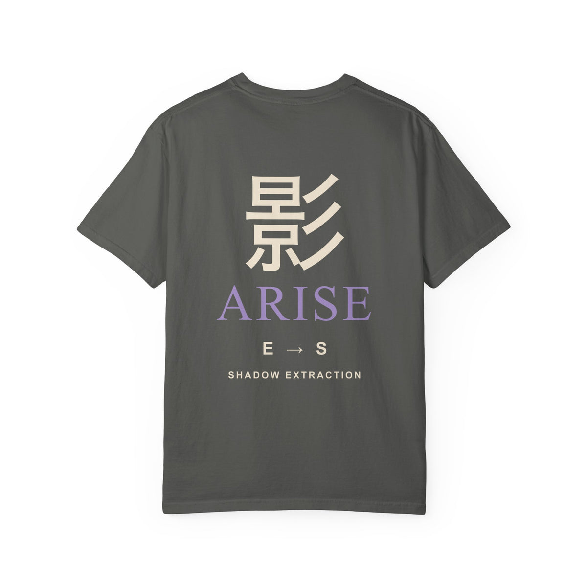 Shadow Rank Kanji Anime Tee | Shadow Rank Gym Japanese Streetwear