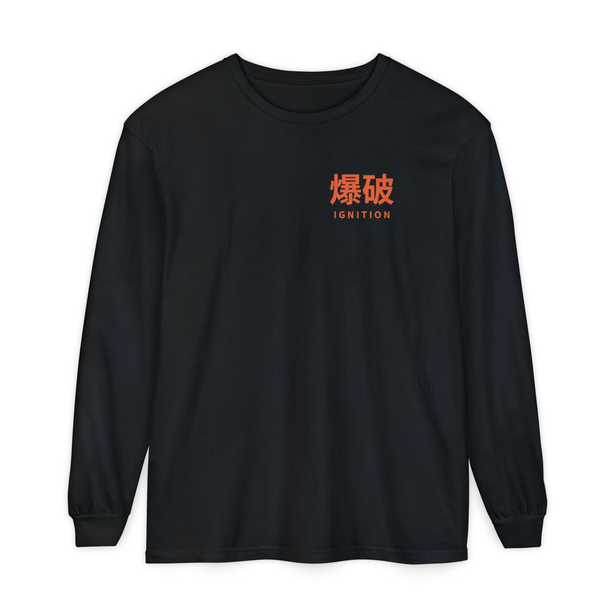 Ignition Kanji Anime Long Sleeve Tee | Explosion Japanese Streetwear