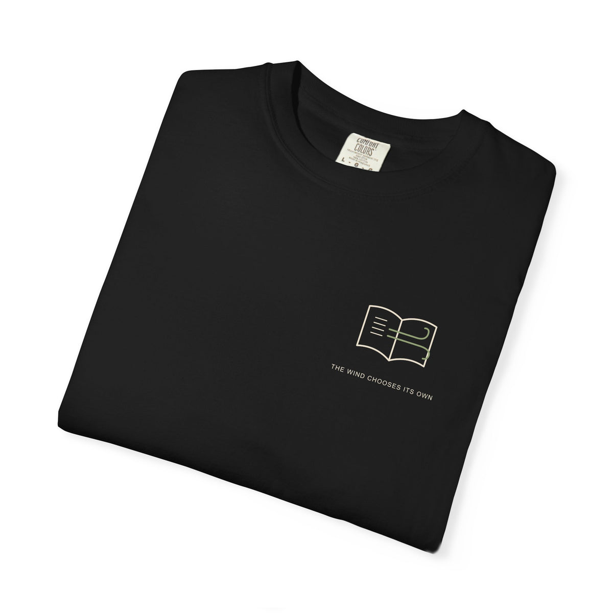 Wind Chooses Minimalist Anime Tee | Grimoire Magic Japanese Streetwear