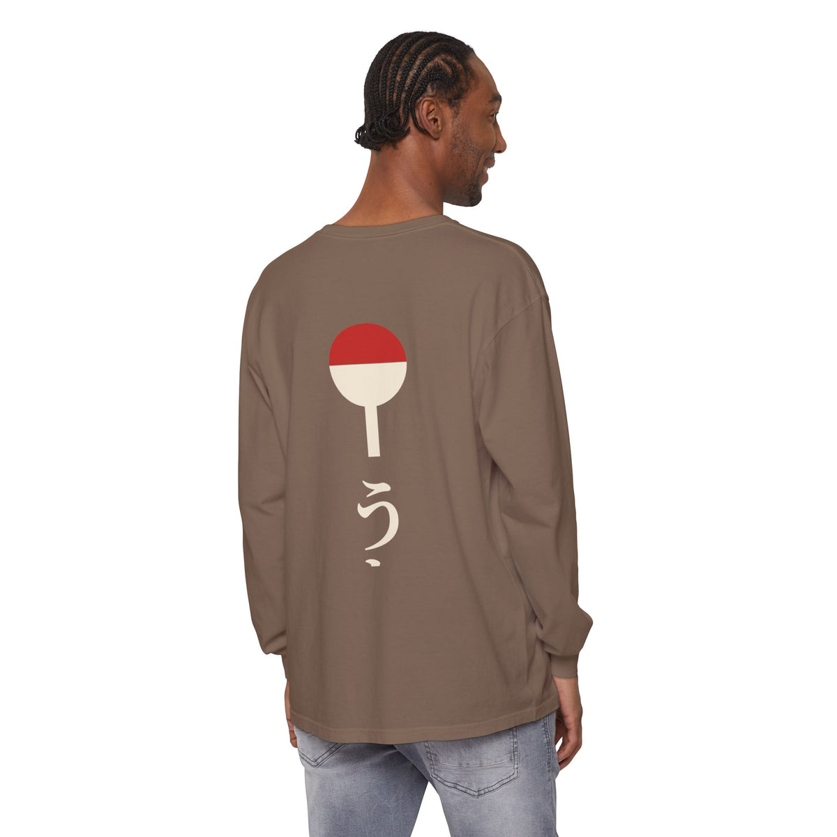 Clan Fan Crest Kanji Long Sleeve Tee | Inspired by the Uchiha clan of Naruto