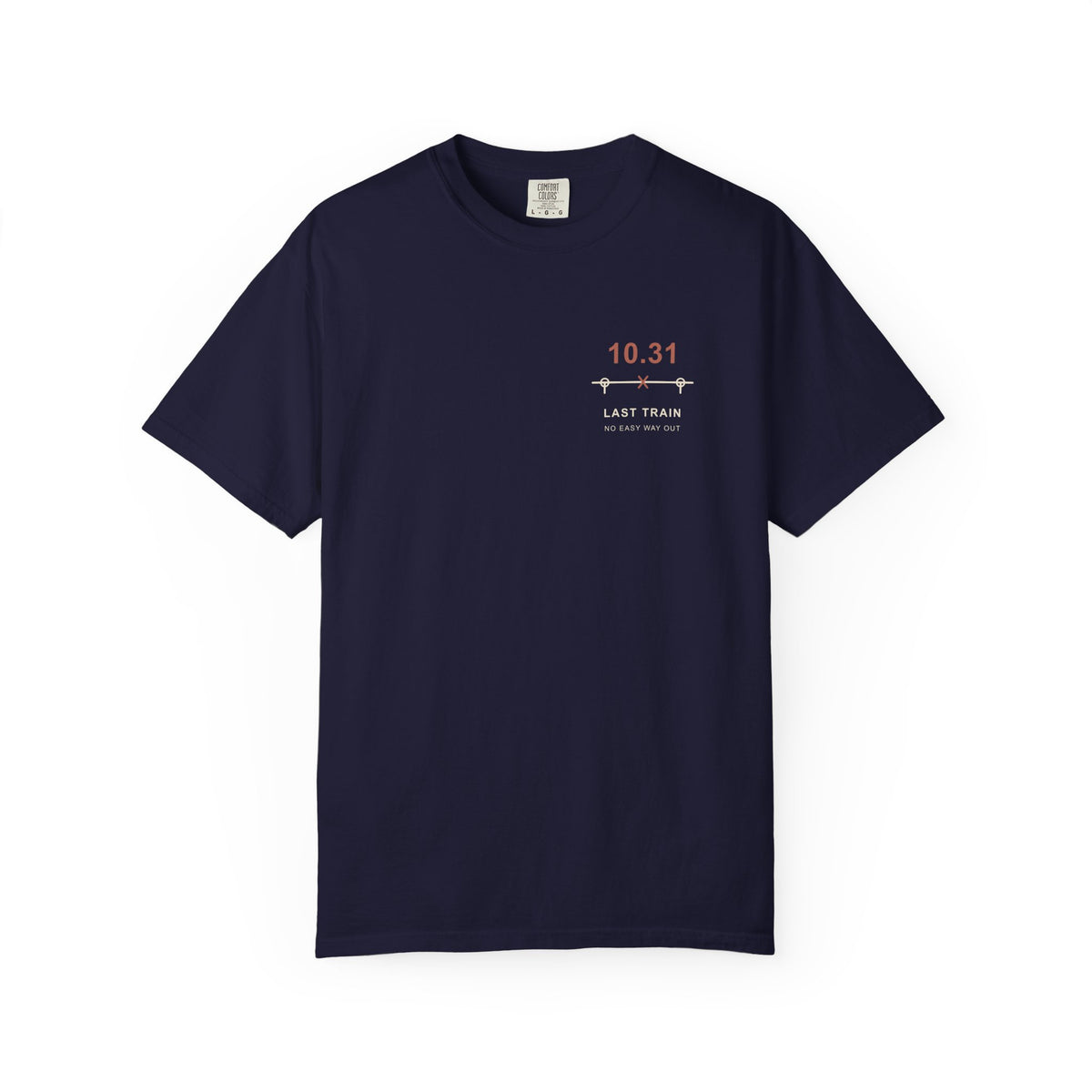 Last Train October Minimalist Anime Tee | Sorcerer Japanese Streetwear