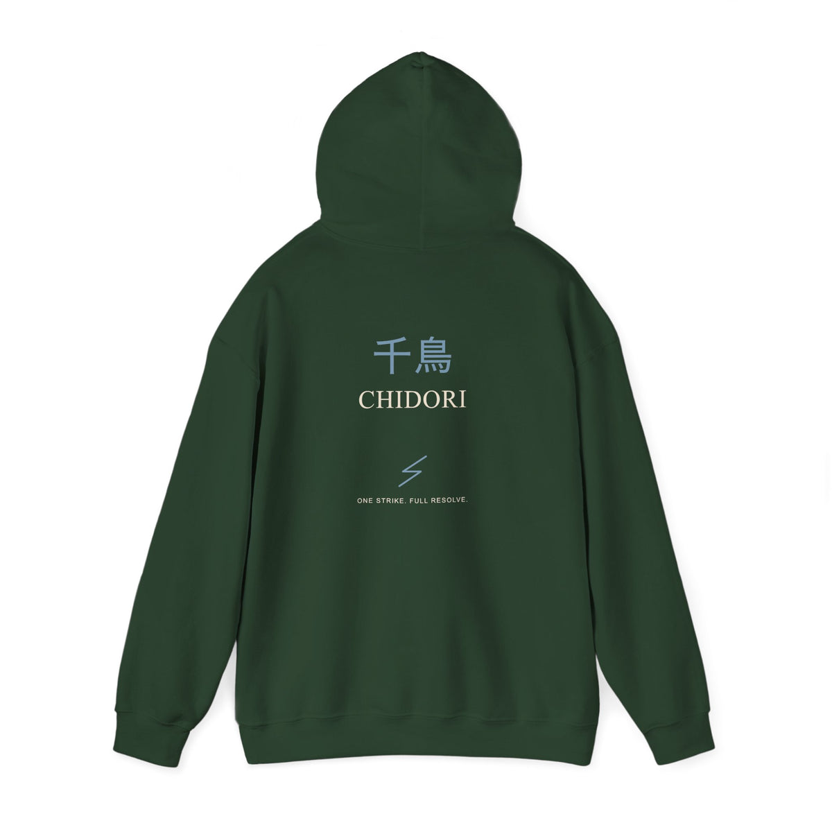 Thunder Strike Kanji Anime Hoodie | Ninja Japanese Streetwear
