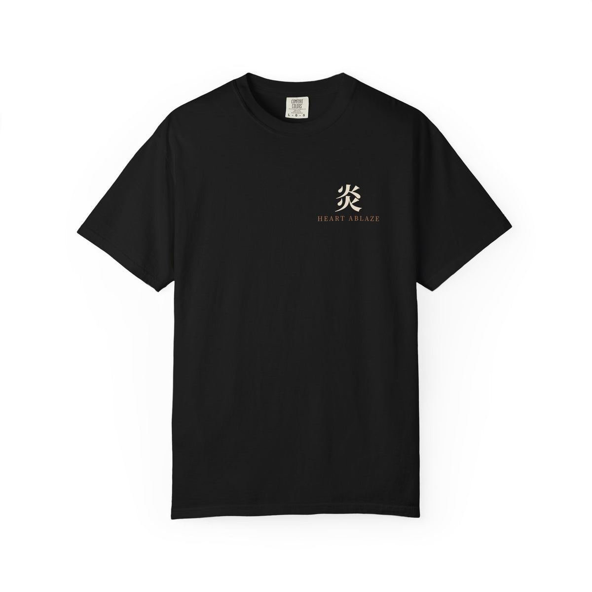 Flame Watch Kanji Anime Tee | Demon Hunter Japanese Streetwear