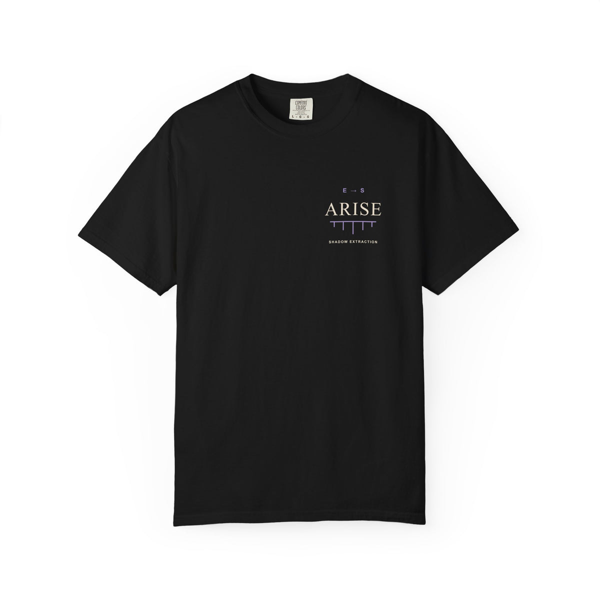 Arise Rank Anime Quote Tee | Shadow Rank Gym Japanese Streetwear