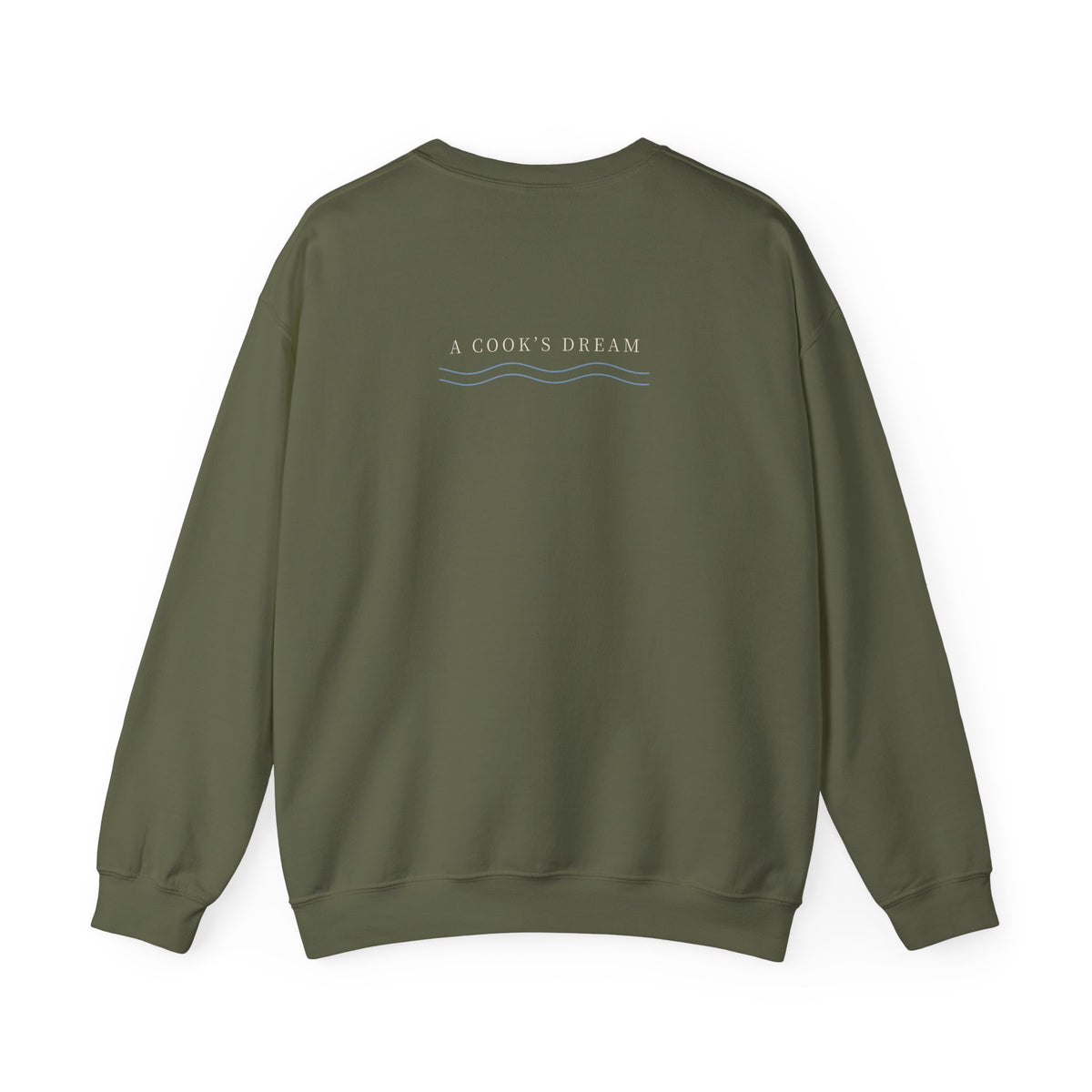 All Blue Service Kanji Anime Crewneck Sweatshirt | Pirate Japanese Streetwear