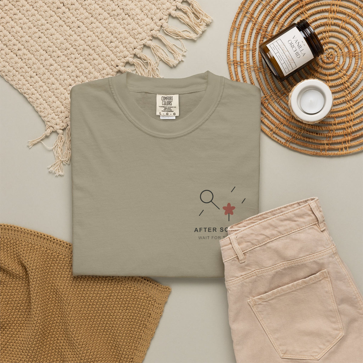 After School Rain Minimalist Anime Tee | Devil Hunter Japanese Streetwear