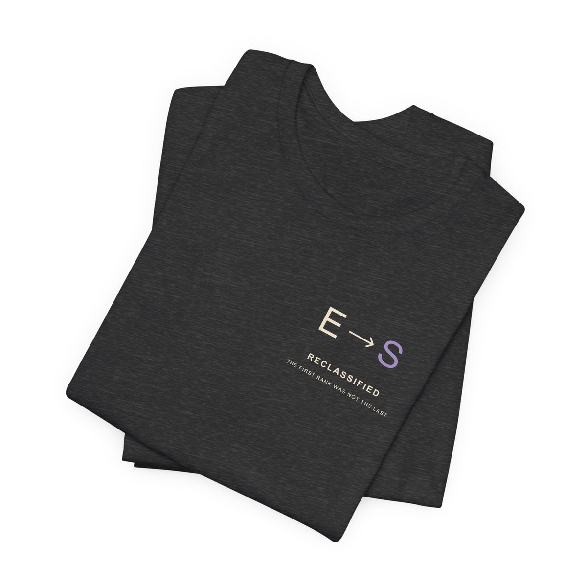 Reclassified Minimalist Anime Soft Tee | Shadow Rank Gym Japanese Streetwear