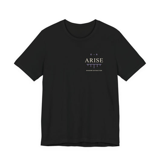 Arise Rank Anime Quote Soft Tee | Shadow Rank Gym Japanese Streetwear