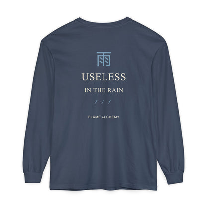 Rain Check Kanji Long Sleeve Tee | Inspired by Roy Mustang from Fullmetal Alchemist